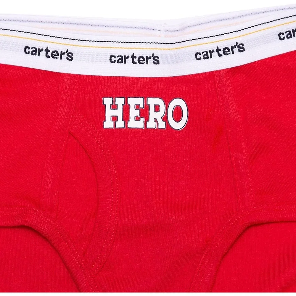 Carter's Briefs Underwear Boys Size S Multicolor NEW 3-Pack Hero Cartoon Cotton